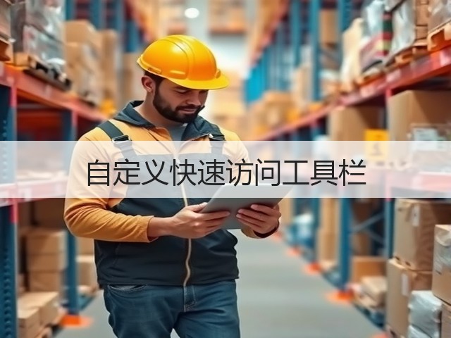 自定义快速访问工具栏(图1)