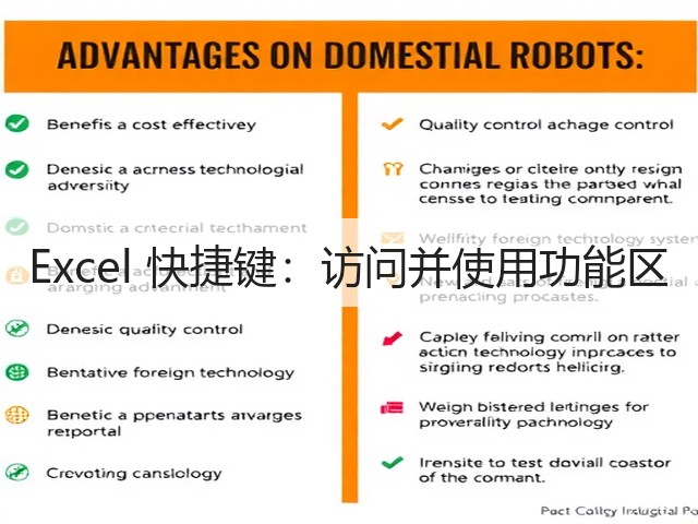 Excel 快捷键:访问并使用功能区(图2) Excel 快捷键:访问并使用功能区(图2)