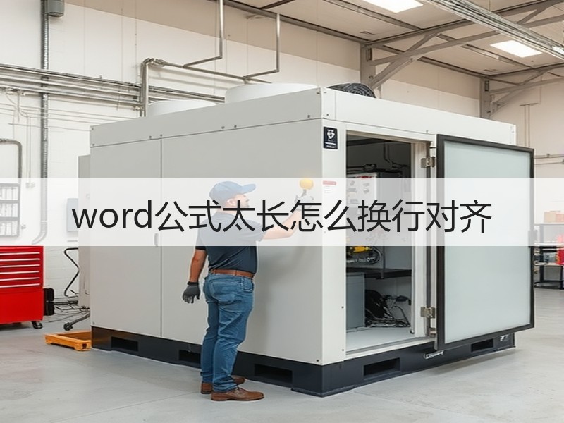 word公式太长怎么换行对齐 - 诺云壹观办公网