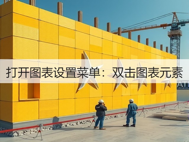 打开图表设置菜单:双击图表元素(图1) 打开图表设置菜单:双击图表元素(图1)