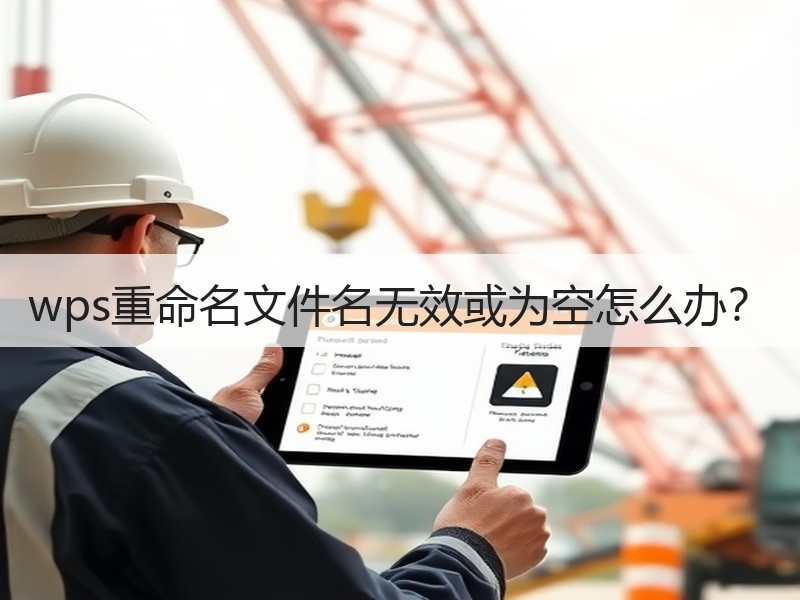 wps重命名文件名无效或为空怎么办？ - 诺云壹观办公网