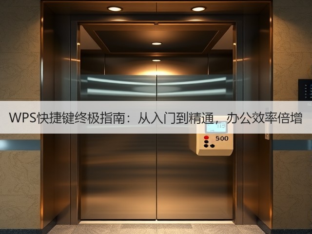 WPS快捷键终极指南:从入门到精通,办公效率倍增(图1) WPS快捷键终极指南:从入门到精通,办公效率倍增(图1)