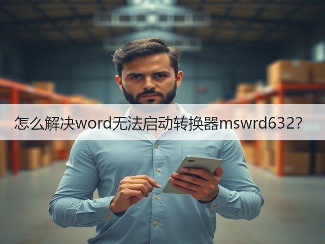 怎么解决word无法启动转换器mswrd632?(图1) 怎么解决word无法启动转换器mswrd632?(图1)