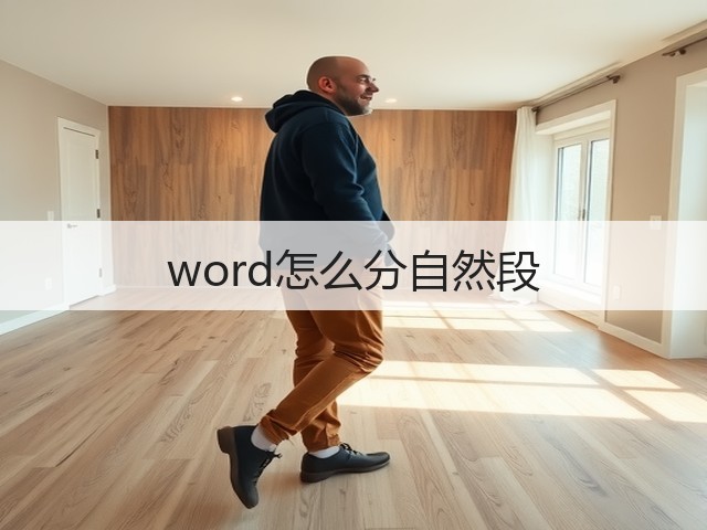 word怎么分自然段(图3) word怎么分自然段(图3)