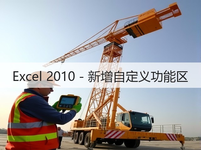 Excel 2010 - 新增自定义功能区(图1)