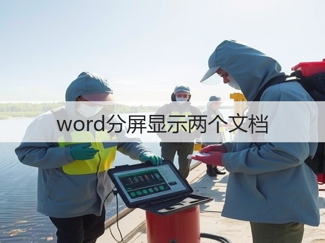 word分屏显示两个文档(图1)