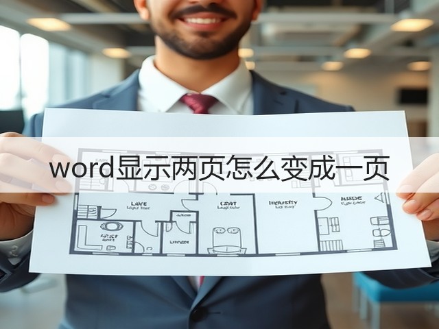 word显示两页怎么变成一页(图1) word显示两页怎么变成一页(图1)