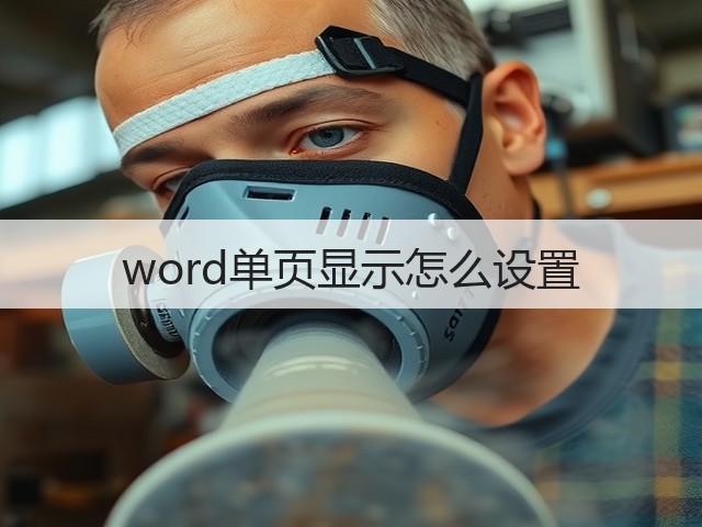 word单页显示怎么设置(图1)
