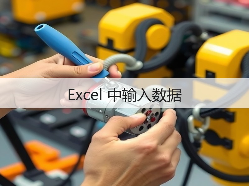 Excel 中输入数据 - 诺云壹观办公网