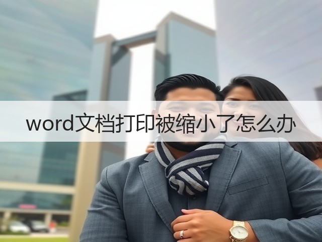 word文档打印被缩小了怎么办(图3)