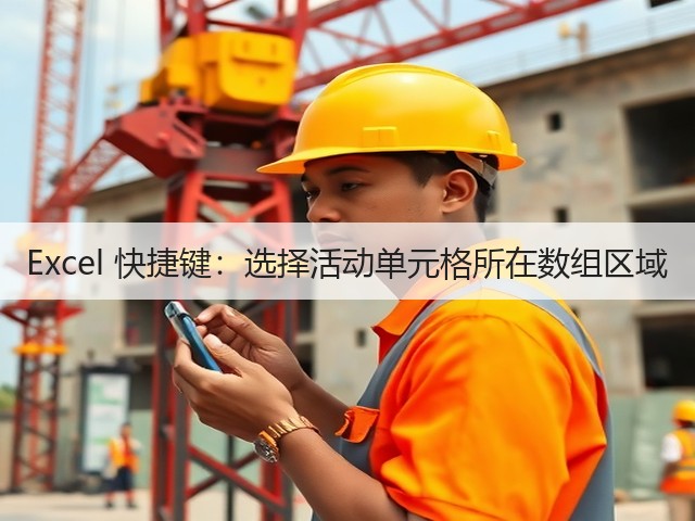 Excel 快捷键:选择活动单元格所在数组区域(图1) Excel 快捷键:选择活动单元格所在数组区域(图1)