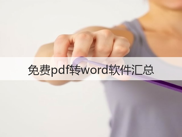 免费pdf转word软件汇总(图2)