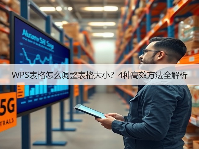 WPS表格怎么调整表格大小?4种高效方法全解析(图2) WPS表格怎么调整表格大小?4种高效方法全解析(图2)