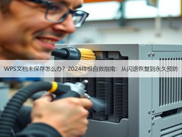 WPS文档未保存怎么办?2024终极自救指南:从闪退恢复到永久预防(图1) WPS文档未保存怎么办?2024终极自救指南:从闪退恢复到永久预防(图1)