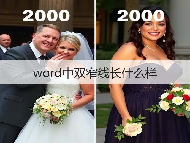 word中双窄线长什么样(图2) word中双窄线长什么样(图2)