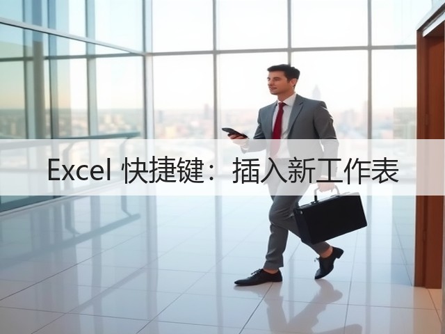 Excel 快捷键:插入新工作表(图1) Excel 快捷键:插入新工作表(图1)
