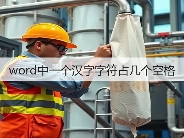 word中一个汉字字符占几个空格(图1)