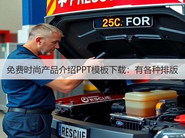 免费时尚产品介绍PPT模板下载：有各种排版(图1)