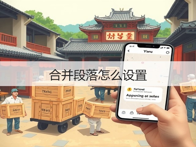 合并段落怎么设置(图2)