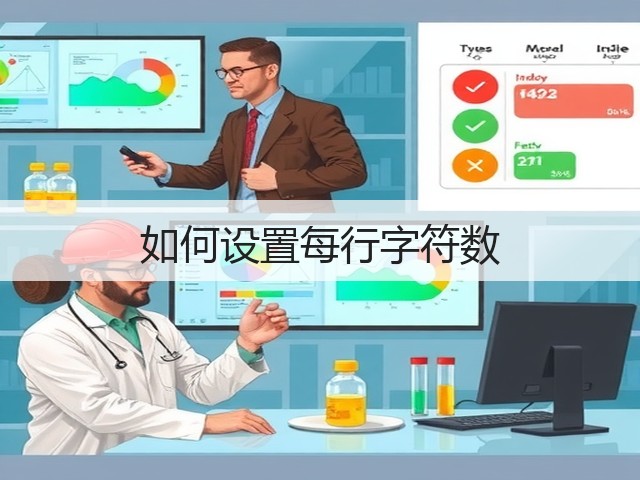如何设置每行字符数(图1) 如何设置每行字符数(图1)