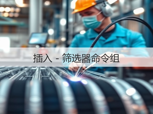 插入 - 筛选器命令组(图3) 插入 - 筛选器命令组(图3)