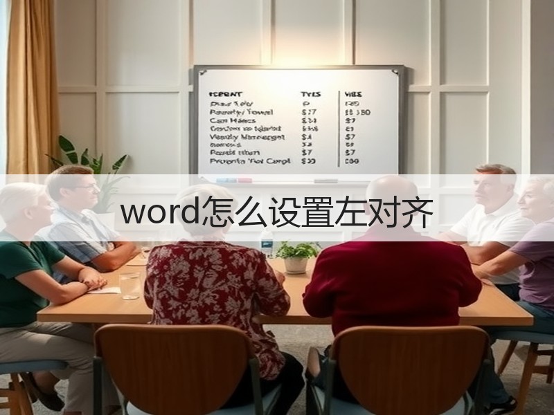 word怎么设置左对齐 - 诺云壹观办公网
