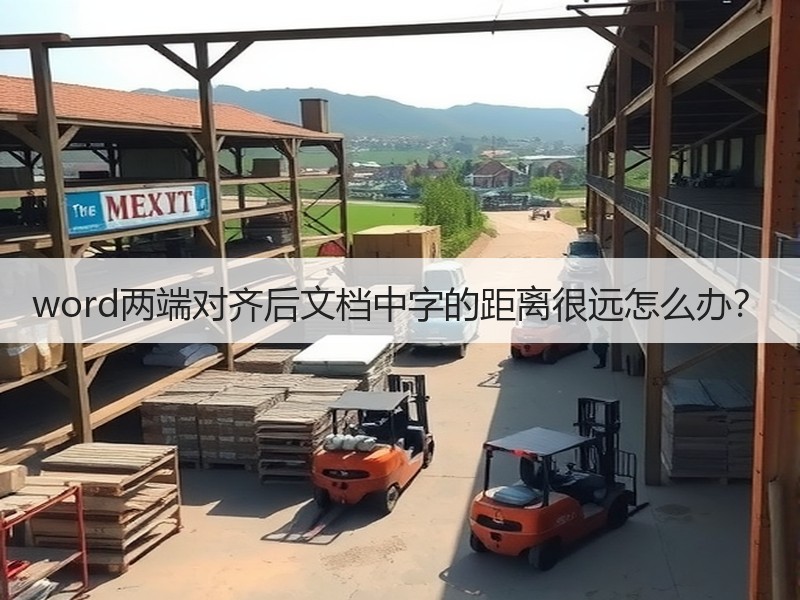 word两端对齐后文档中字的距离很远怎么办？ - 诺云壹观办公网