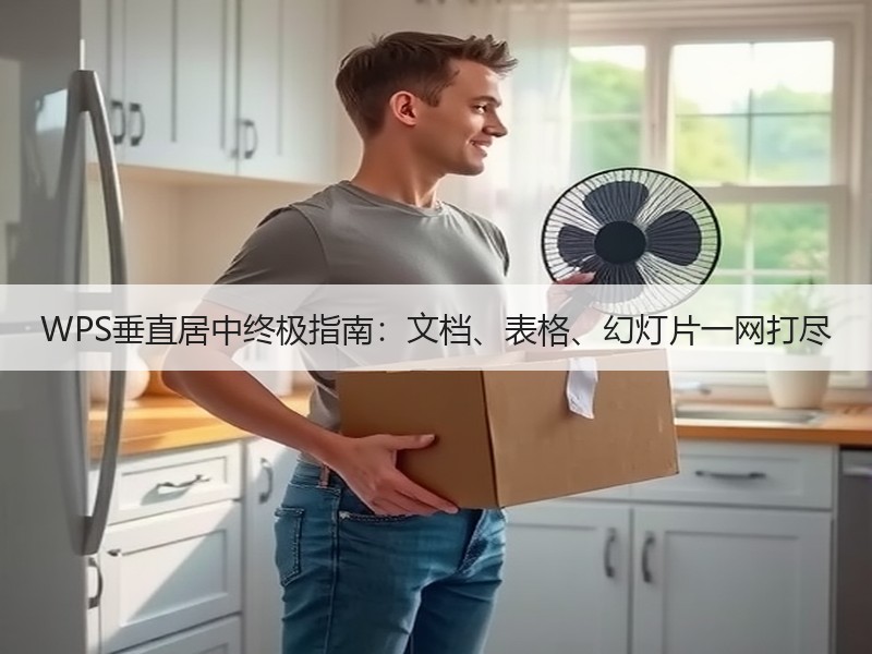 WPS垂直居中终极指南：文档、表格、幻灯片一网打尽 - 诺云壹观办公网