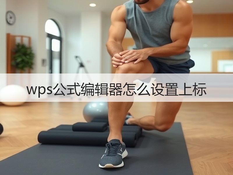 wps公式编辑器怎么设置上标 - 诺云壹观办公网