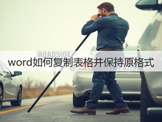 word如何复制表格并保持原格式(图2)