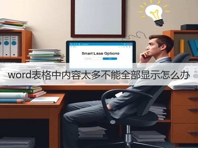 word表格中内容太多不能全部显示怎么办(图2)