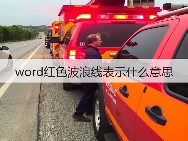 word红色波浪线表示什么意思(图1) word红色波浪线表示什么意思(图1)
