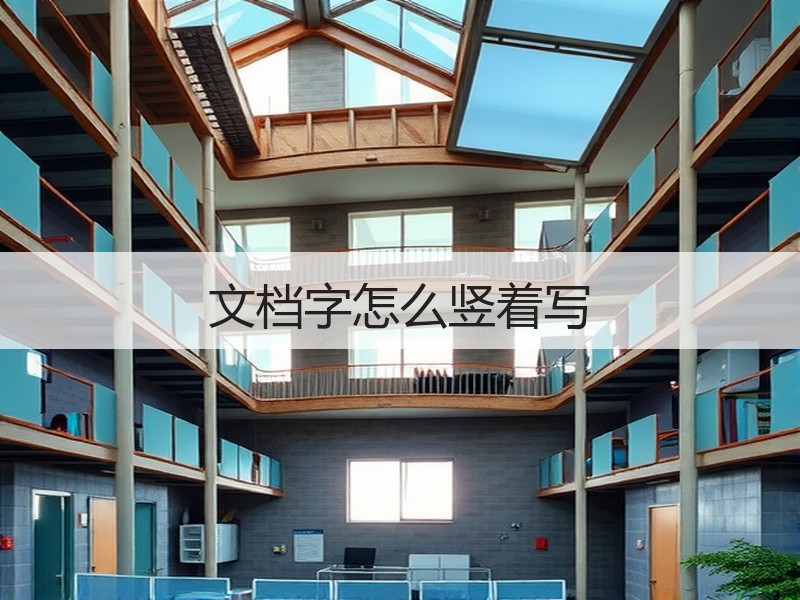 文档字怎么竖着写 - 诺云壹观办公网
