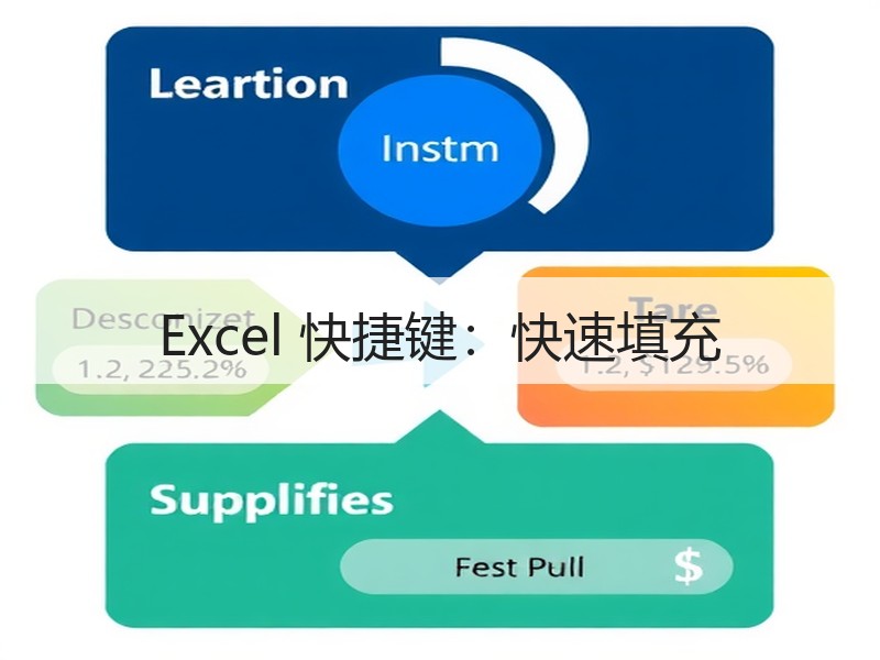 Excel 快捷键：快速填充 - 诺云壹观办公网