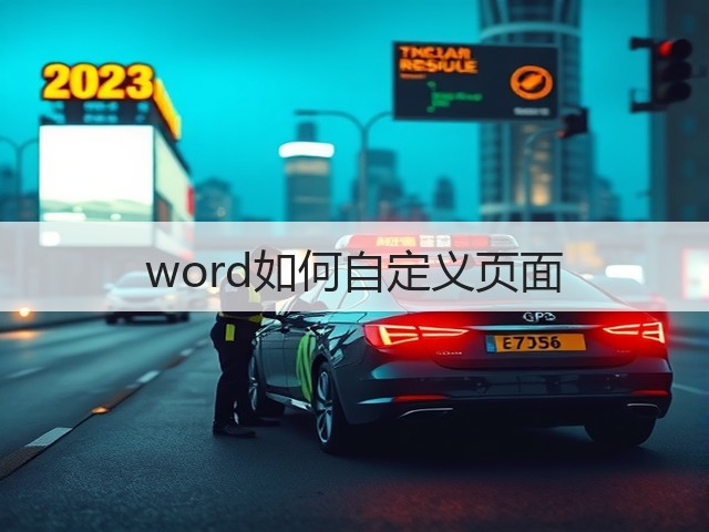 word如何自定义页面(图3) word如何自定义页面(图3)