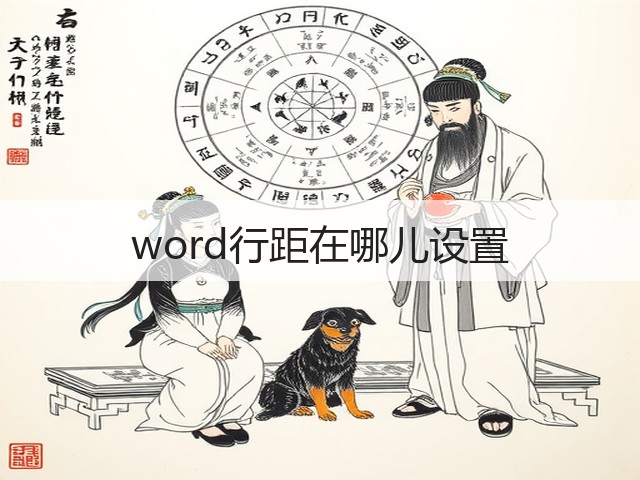 word行距在哪儿设置(图2) word行距在哪儿设置(图2)