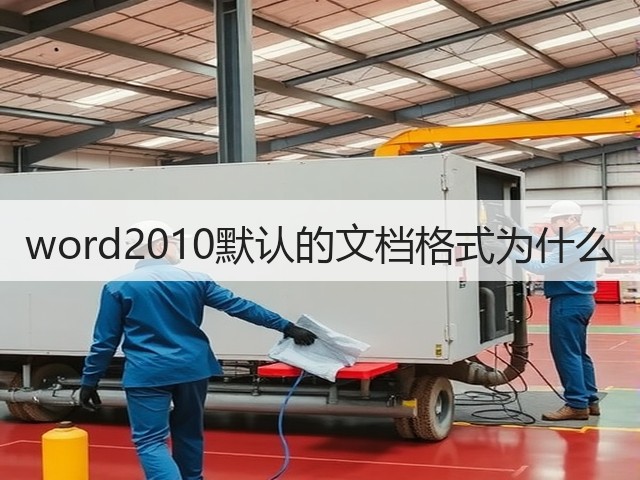 word2010默认的文档格式为什么(图2)