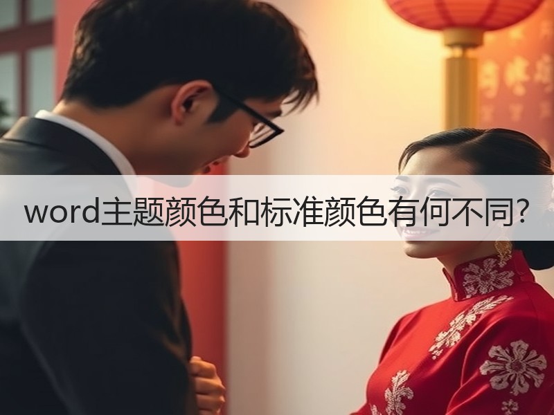 word主题颜色和标准颜色有何不同? - 诺云壹观办公网