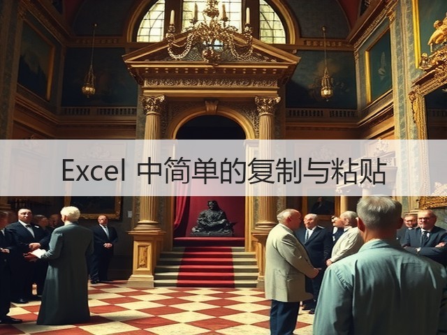 Excel 中简单的复制与粘贴(图1) Excel 中简单的复制与粘贴(图1)