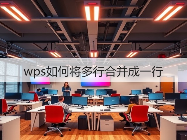 wps如何将多行合并成一行(图2)