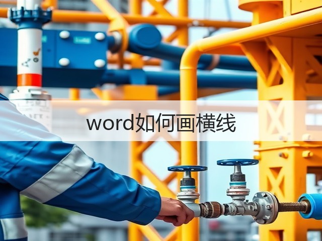 word如何画横线(图3) word如何画横线(图3)