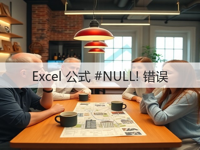 Excel 公式 #NULL! 错误(图2) Excel 公式 #NULL! 错误(图2)
