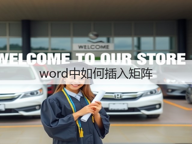 word中如何插入矩阵(图2) word中如何插入矩阵(图2)
