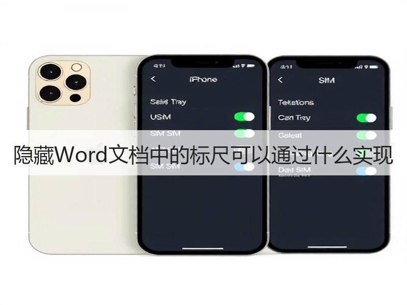 隐藏Word文档中的标尺可以通过什么实现 - 诺云壹观办公网