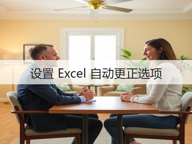 设置 Excel 自动更正选项(图1) 设置 Excel 自动更正选项(图1)