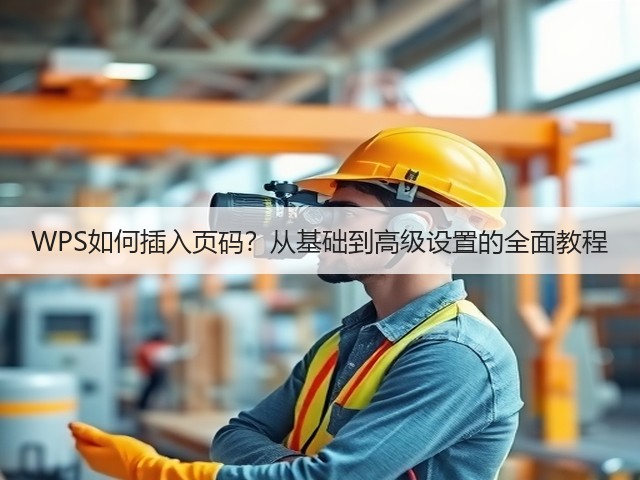 WPS如何插入页码？从基础到高级设置的全面教程(图1)