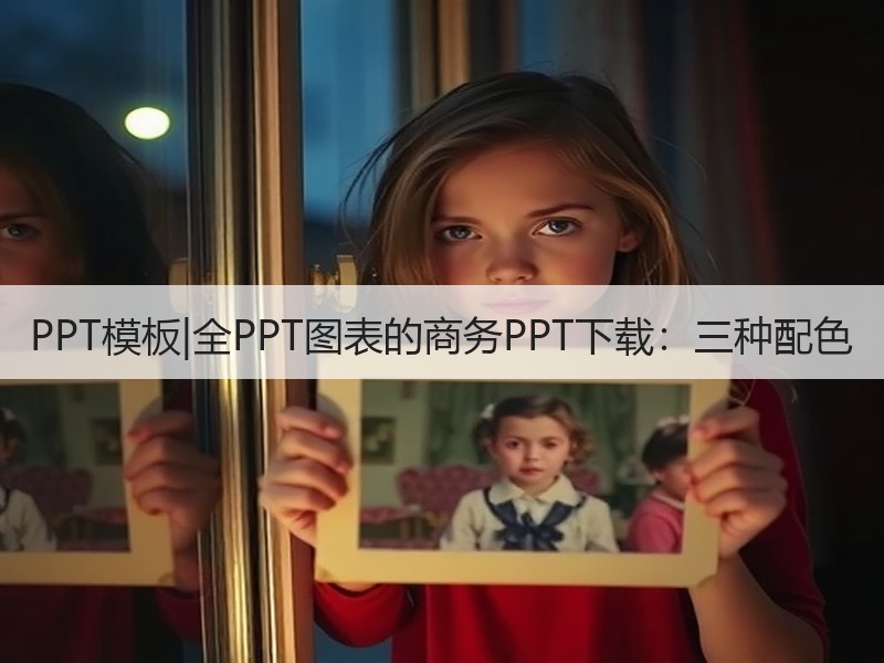 PPT模板|全PPT图表的商务PPT下载：三种配色 - 诺云壹观办公网