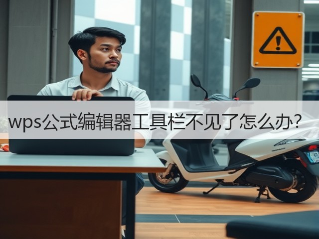 wps公式编辑器工具栏不见了怎么办？(图3)