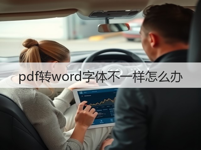 pdf转word字体不一样怎么办(图2) pdf转word字体不一样怎么办(图2)