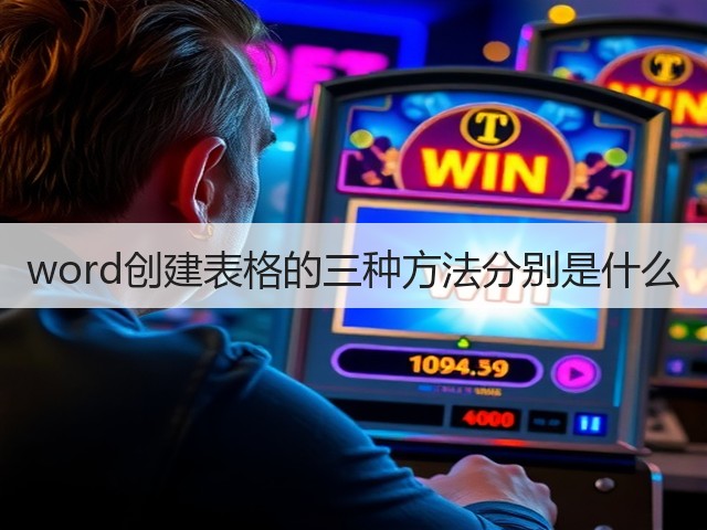 word创建表格的三种方法分别是什么(图2) word创建表格的三种方法分别是什么(图2)